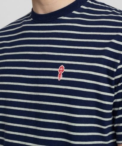 Revolution-1056-striped-t-shirt-Mint-2