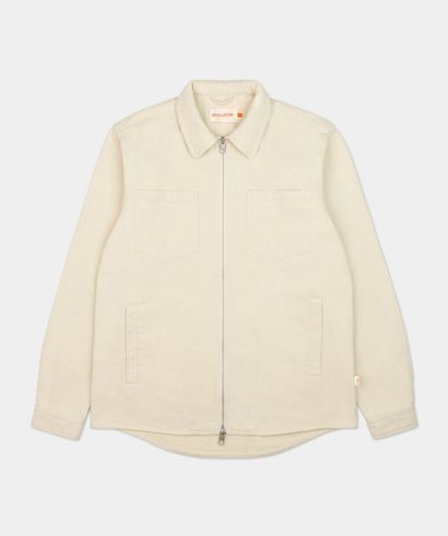 Revolution-3922-overshirt-zip-cotton-off-white-3
