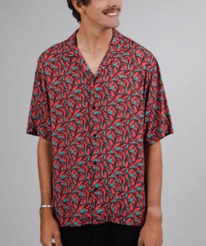 brava-lobster-aloha-shirt-vermillion-1